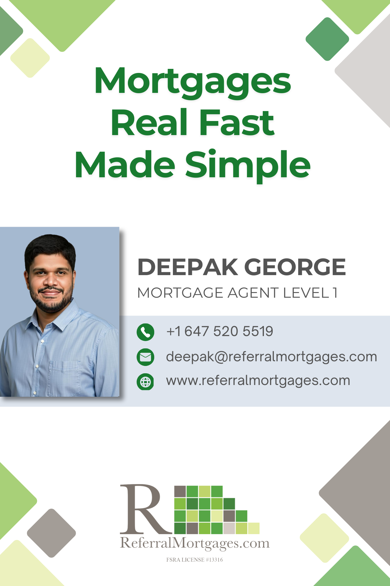 Deepak George - Referral Mortgages